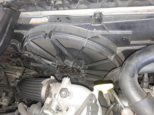 Difusor do radiador, ventilador de refrigeração, condensador do ar condicionado, completo com motor e rotor para Hyundai Tucson 253802E250