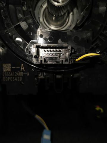 255541240R RENAULT Кольцо контактное, шлейф руля купить в Кривой Рог