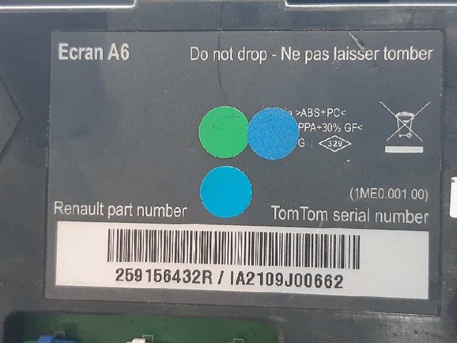 RENAULT 259156432R Дисплей многофункциональный в наличии Ужгород
