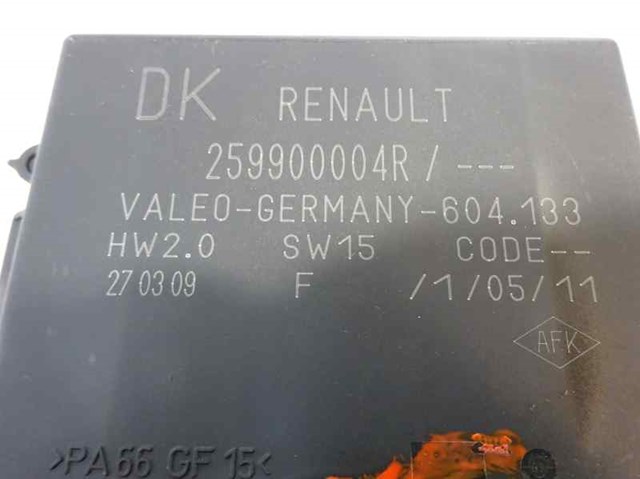 RENAULT 259900004R Модуль управления (ЭБУ) парктроником в наличии Киев