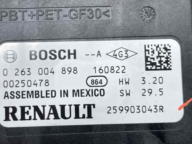 RENAULT 259903043R Модуль управления парктроником в наличии Харьков