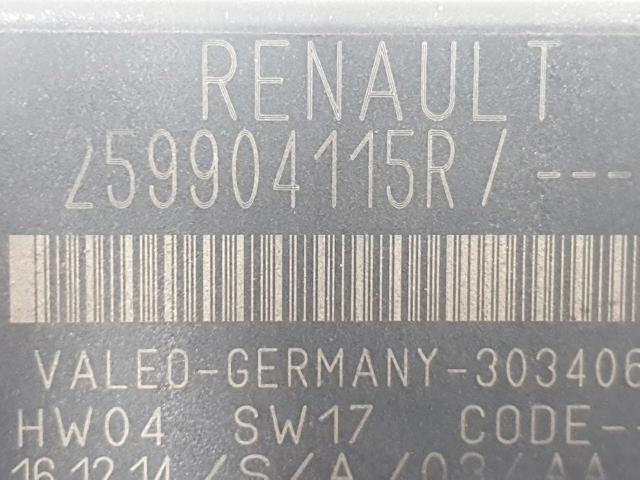 RENAULT 259904115R Модуль управления (ЭБУ) парктроником в наличии Ирпень
