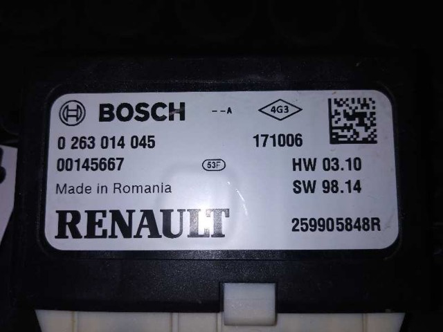 RENAULT 259905848R Модуль управления (ЭБУ) парктроником в наличии Винница