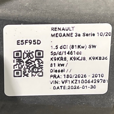 260100850R RENAULT купить в Ровно