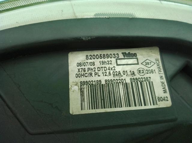 260101934R RENAULT Фара правая купить в Павлоград