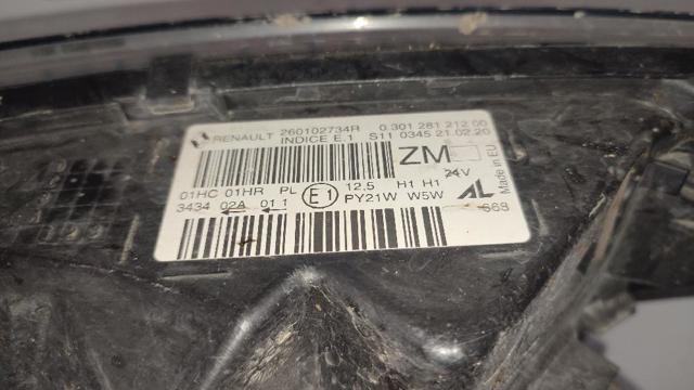 RENAULT 260102734R Фара правая в наличии Павлоград