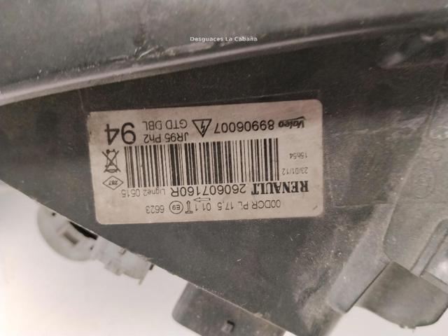 260105783R Правая фара купить Ровно
