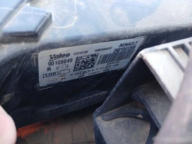 RENAULT 260106126R Фара правая в наличии Полтава