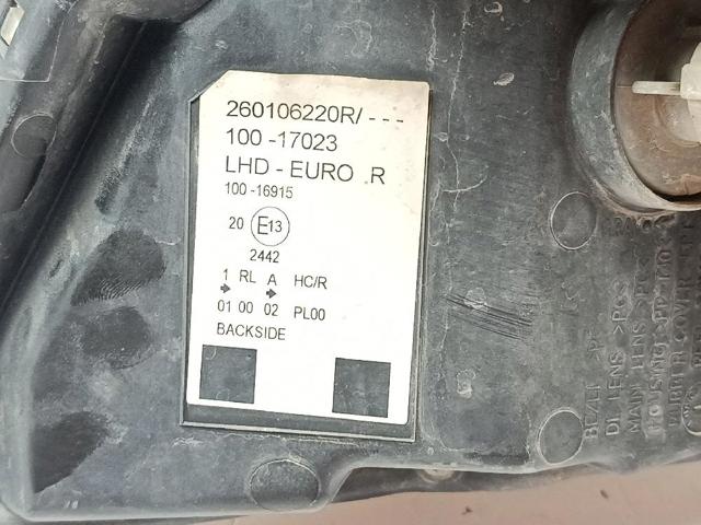 260106220R Правая фара купить Полтава