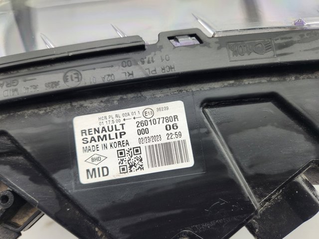 RENAULT 260107780R Правая фара в наличии Винница