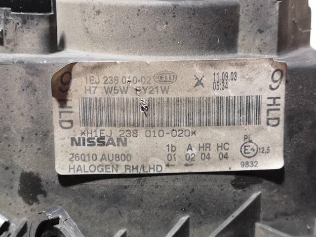 26010AU800 NISSAN Правая фара купить в Ровно