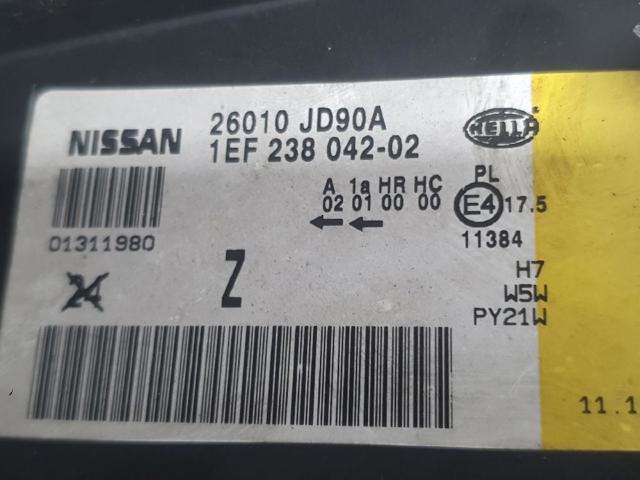 NISSAN 26010JD90A Фара правая в наличии Ирпень