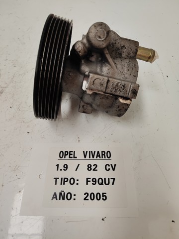 Bomba de direção hidráulica para Opel Vivaro 1.9 Combi 2.7T Short F9Q 762 26054891
