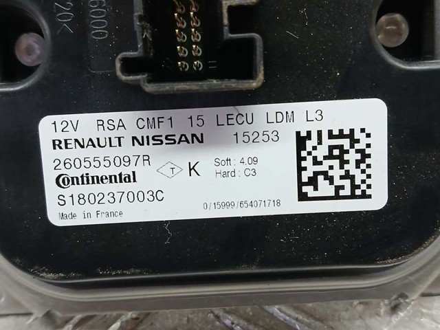 260555097R RENAULT Модуль управления (ЭБУ) светом фар купить в Полтава