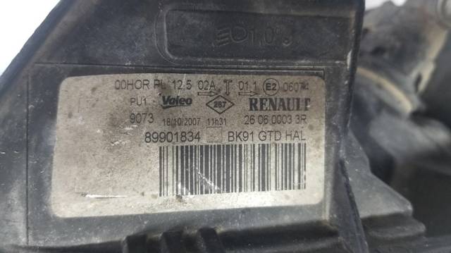 RENAULT 260600033R Левая фара в наличии Кривой Рог