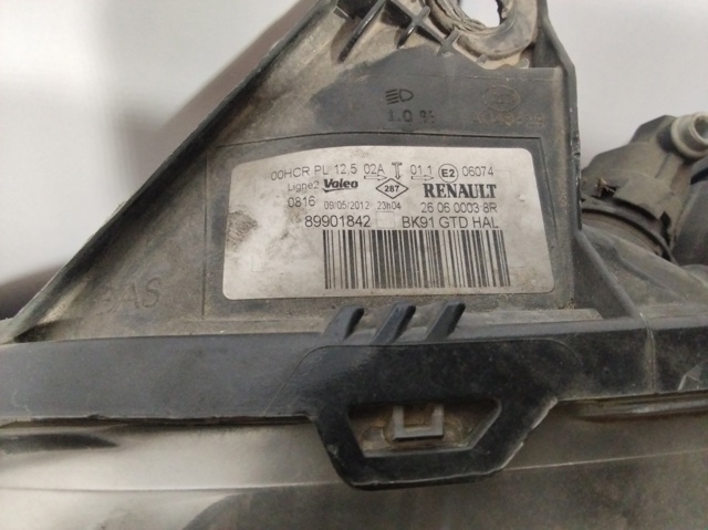 RENAULT 260600038R Фара левая в наличии Харьков