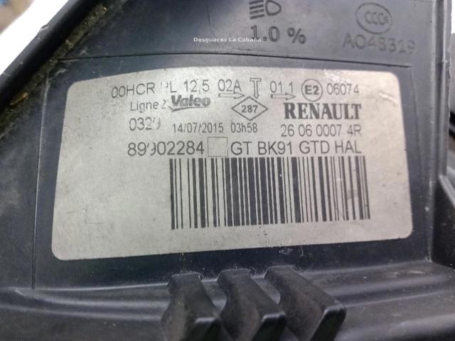 RENAULT 260600038R Фара левая в наличии Черкассы