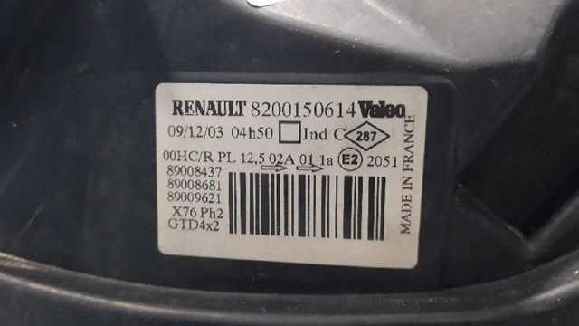 RENAULT 260603883R Фара левая в наличии Ровно