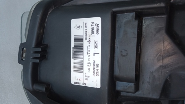 260605665R RENAULT Левая фара купить в Черкассы