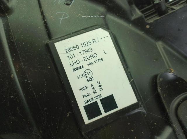 260607949R RENAULT Левая фара купить в Ровно