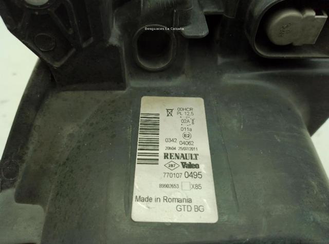 260608145R RENAULT Фара левая купить в Черновцы