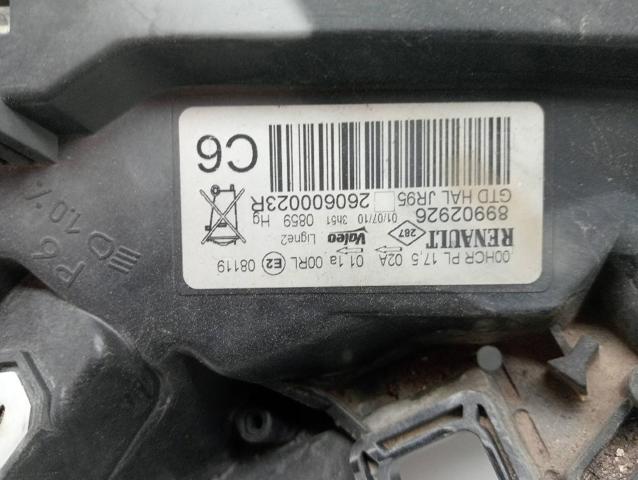 260608682R RENAULT Фара левая купить в Тернополь
