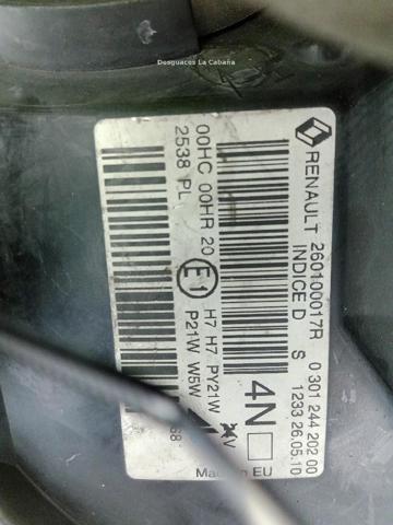260609396R RENAULT Левая фара купить в Ужгород