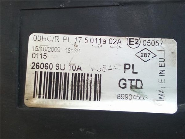 NISSAN 260609U10A Левая фара в наличии Ирпень