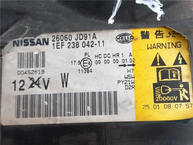 26060JD91A NISSAN Фара левая купить в Харьков