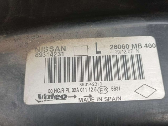 NISSAN 26060MB400 Фара левая в наличии Львов
