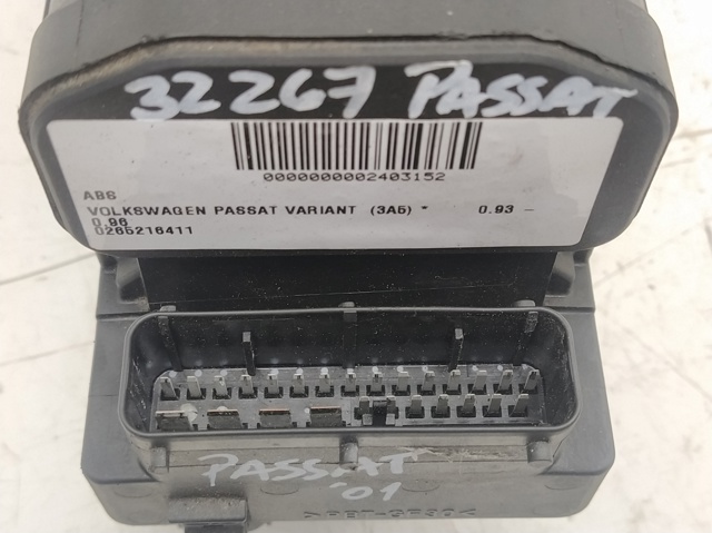 Unidade hidráulico de controlo ABS Audi A4 8D5