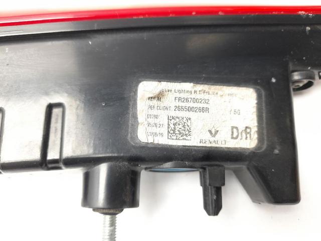 265500266R RENAULT Фонарь задний правый внутренний купить в Ужгород