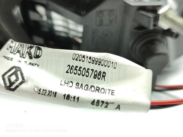 265505796R RENAULT Фонарь задний правый внутренний купить в Павлоград