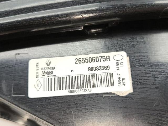 265506075R Фонарь задний правый внутренний купить Житомир