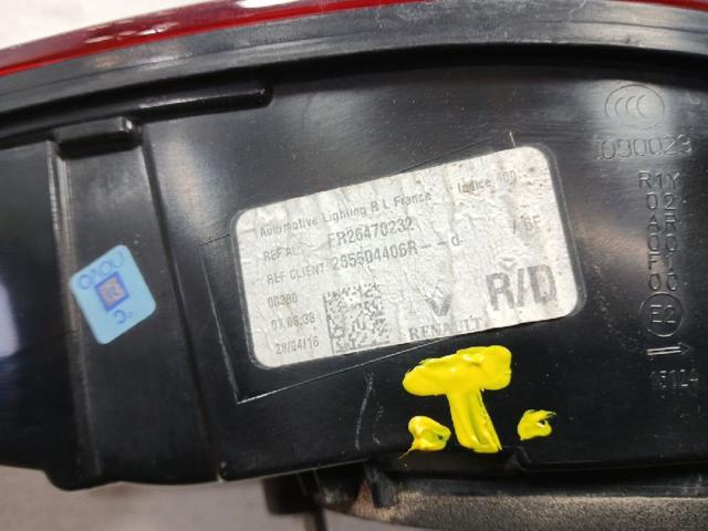 265509676R RENAULT Фонарь задний правый внутренний купить в Николаев