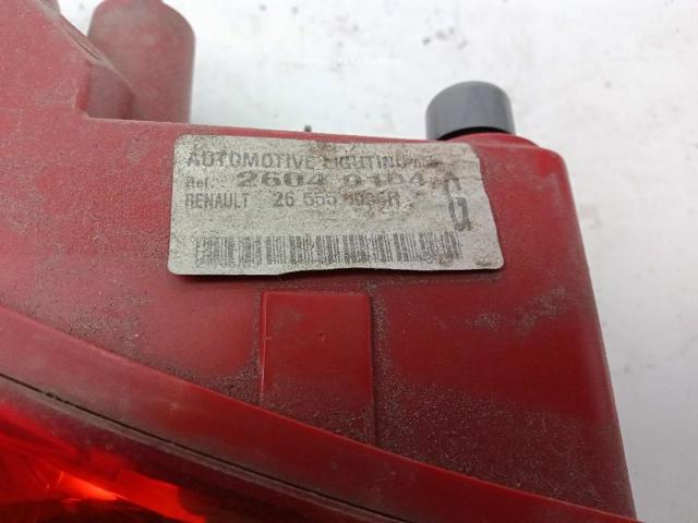 RENAULT 265550006R Фонарь задний левый внутренний в наличии Кривой Рог