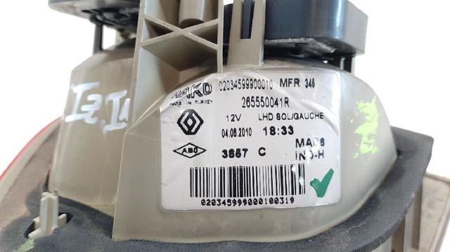 265550041R Фонарь задний левый внутренний купить Одесса