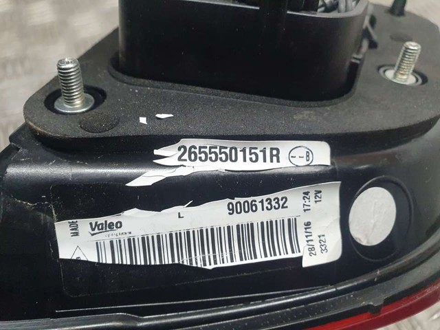 265550151R RENAULT Фонарь задний левый внутренний купить в Днепр