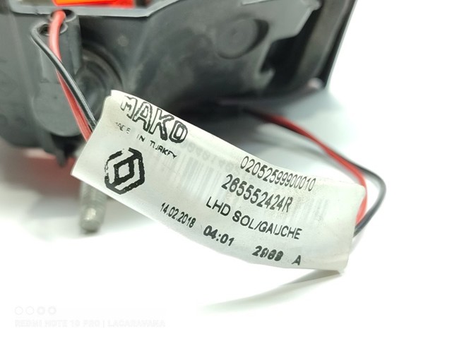 RENAULT 265552424R Фонарь задний левый внутренний в наличии Тернополь