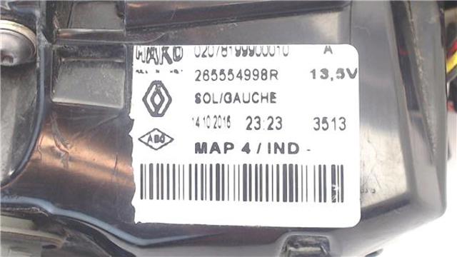 265554998R Фонарь задний левый внешний купить Полтава