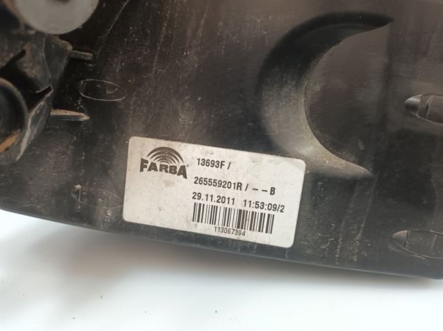 265559201R RENAULT Фонарь задний левый внешний купить в Черкассы