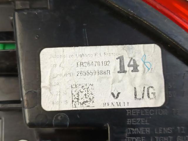 RENAULT 265559888R Фонарь задний левый внешний в наличии Каменское
