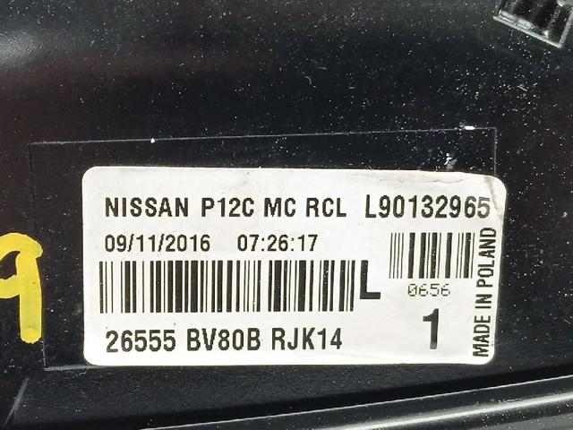 NISSAN 26555BV80B Фонарь задний левый в наличии Днепр
