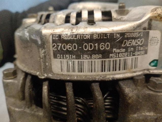 270600D160 TOYOTA Генератор купить в Ровно