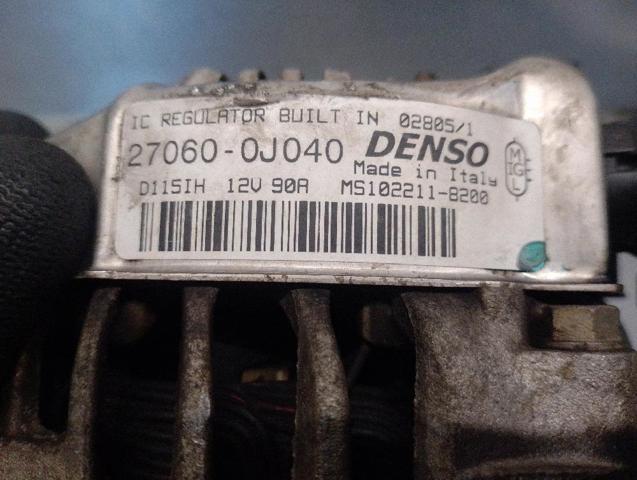 TOYOTA 270600J040 Генератор в наличии Тернополь