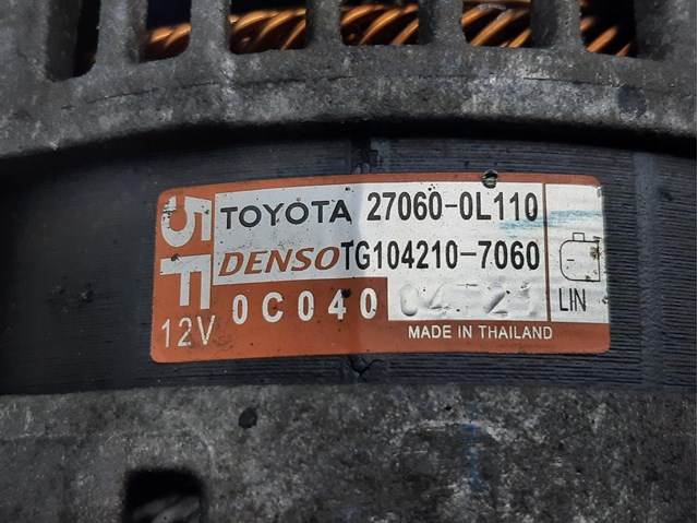 Gerador 270600L110 Toyota