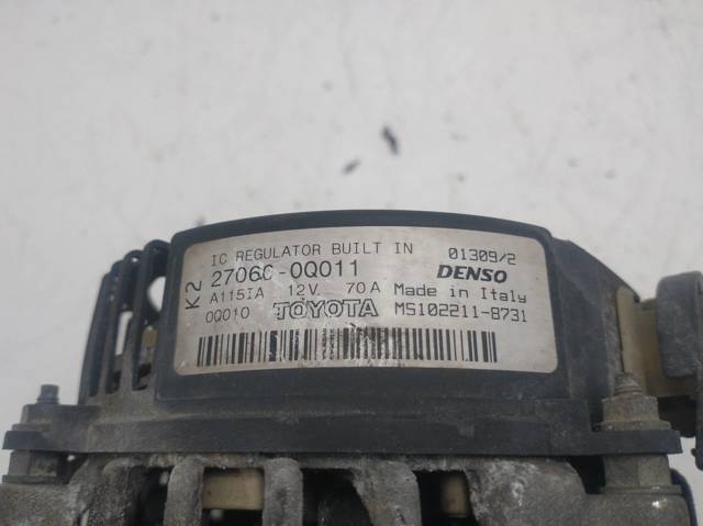 270600Q011 TOYOTA Генератор купить в Черновцы