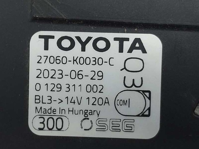 Gerador Toyota Yaris P21