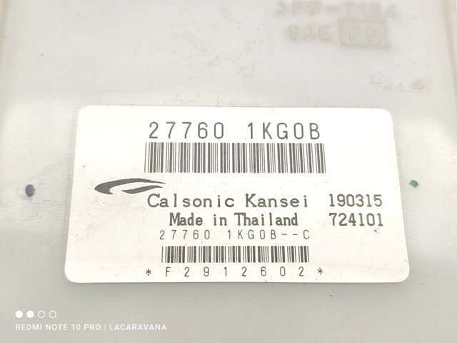 277601KG0B NISSAN Блок управления кондиционером купить в Кривой Рог