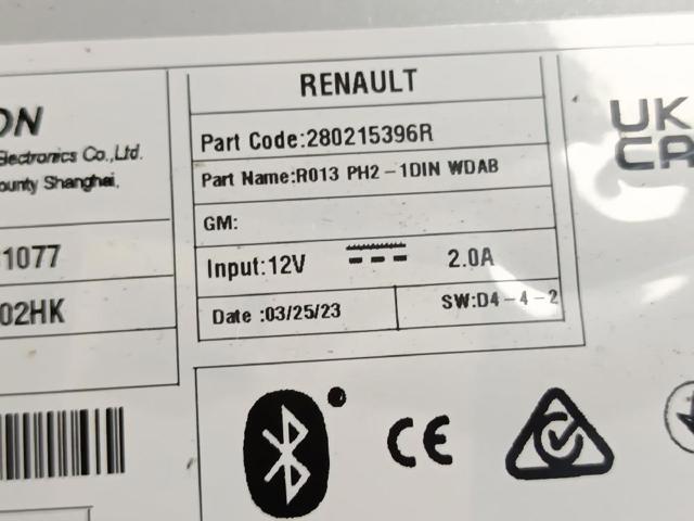 RENAULT 280215396R в наличии Тернополь